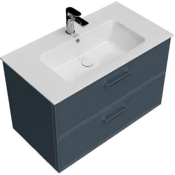 Тумба под раковину Kerama Marazzi Piano Classic 85 PIA.CL.85\BLU.M подвесная Синяя матовая