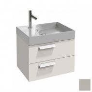 Тумба под раковину Jacob Delafon Rythmik 60 см EB1301-N21, серый титан глянцевый