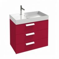 Тумба под раковину Jacob Delafon Rythmik 80 см EB1309-R3 малиновый лак