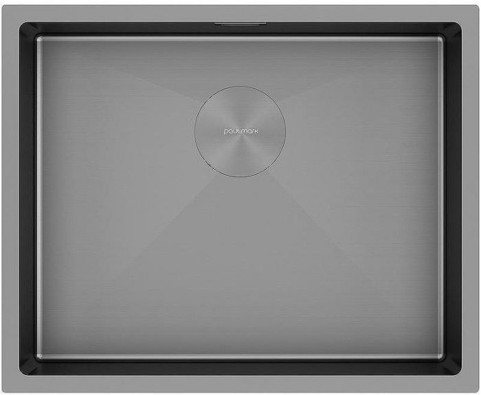 Кухонная мойка Paulmark Next 54 Uni PM215444-MG Матовый серый