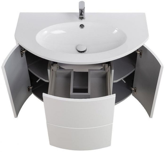 Тумба под раковину Cezares Eden 90 55146 подвесная Bianco Lucido
