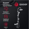 Душевая система Agger Thermo A2492200 с термостатом Хром