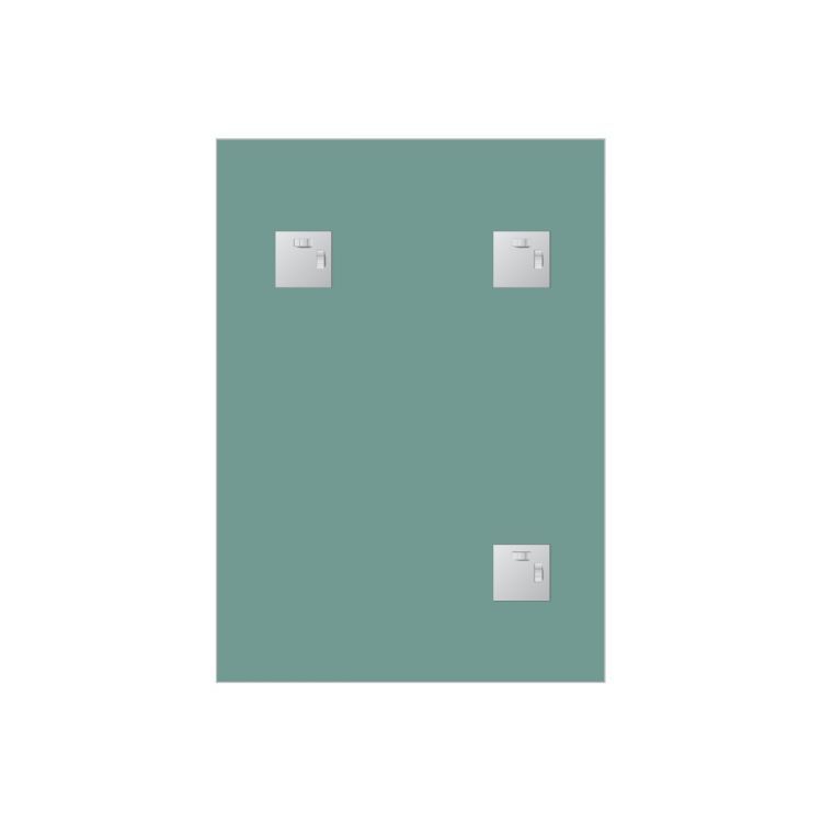 Зеркало EVOFORM  STYLE BY 0802 50x70 без рамы с зеркальным обрамлением