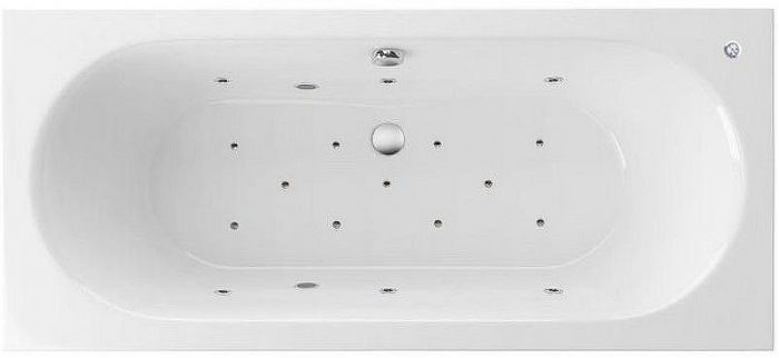 Акриловая ванна Excellent Oceana Slim 170x75 WAEX.OCE17S.RELAX.CR с гидромассажем