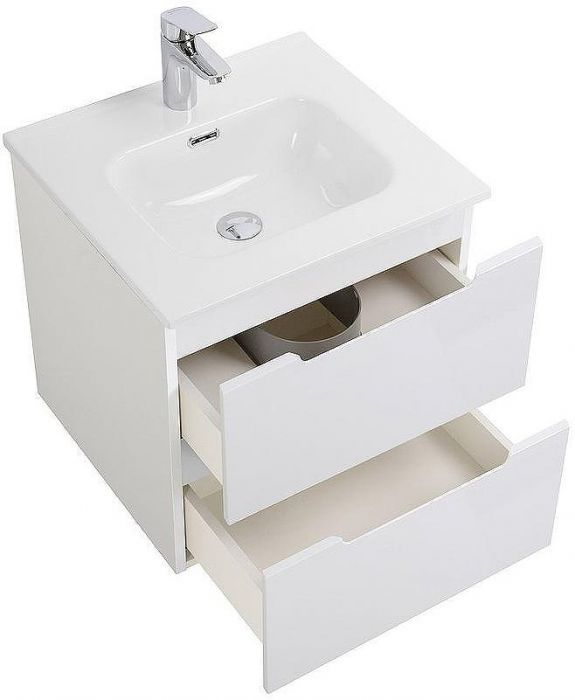 Тумба под раковину BelBagno Etna 50 ETNA-500-2C-SO-BO подвесная Bianco Opaco