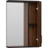 Зеркало со шкафом Misty Кедр 50 R П-Кед04050-011П Орех Черное