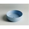 Умывальник CERAMICANOVA Element чаша накладная круглая (цвет Голубой Матовый) CN6022ML