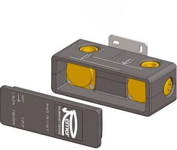 Скрытая часть для смесителя Remer RRBOX15 G 1/2