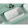 Умывальник CERAMICANOVA Element чаша накладная прямоугольная (цвет Белый Матовый) CN6054MW