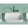 Умывальник CERAMICANOVA Element чаша накладная прямоугольная (цвет Белый Матовый) CN6054MW