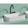 Умывальник CERAMICANOVA Element чаша накладная прямоугольная (цвет Белый Матовый) CN6054MW