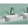 Умывальник CERAMICANOVA Element чаша накладная прямоугольная (цвет Белый Матовый) CN6054MW