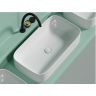 Умывальник CERAMICANOVA Element чаша накладная прямоугольная (цвет Белый Матовый) CN6054MW