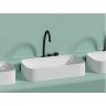 Умывальник CERAMICANOVA Element чаша накладная прямоугольная (цвет Белый Матовый) CN6054MW