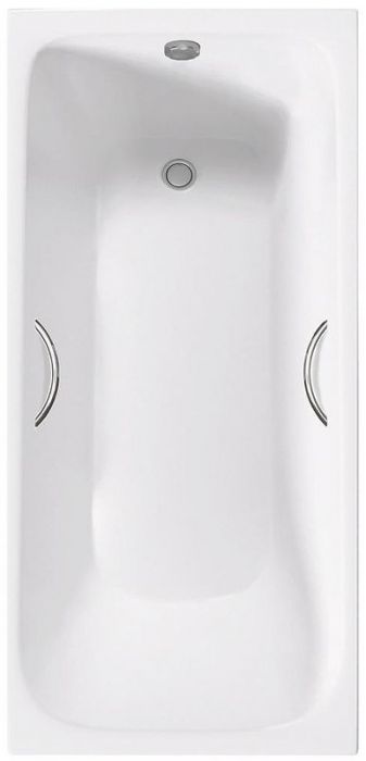 Чугунная ванна Delice Continental PLUS 170х70 DLR230634R с отверстиями под ручки без антискользящего покрытия
