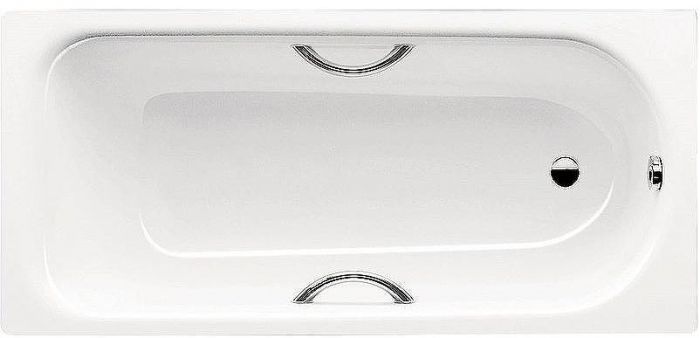 Стальная ванна Kaldewei Saniform Plus Star 336 170х75 133600013001 с покрытием Easy-clean с отверстиями под ручки