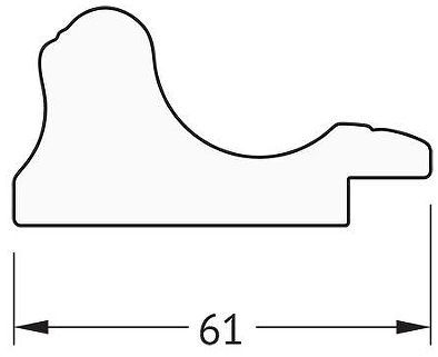 Зеркало Evoform Octagon 65х65 BY 3986 в багетной раме - Золотой акведук 61