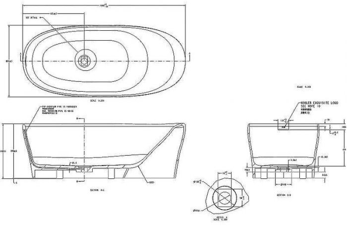 Ванна из искусственного камня Allen Brau Krion Neo XL 180x80 2.35002.21 без гидромассажа