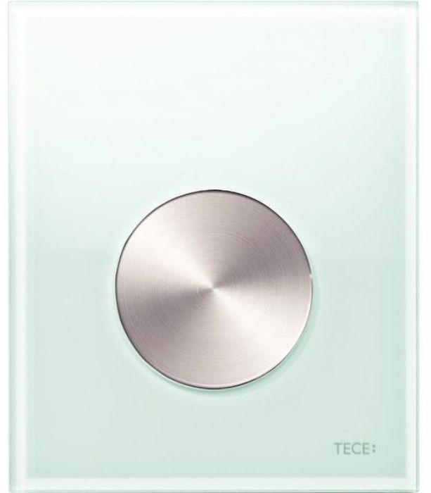 Клавиша смыва Tece Loop Urinal Glass 9242662 для писсуара Зеленая Нержавеющая сталь