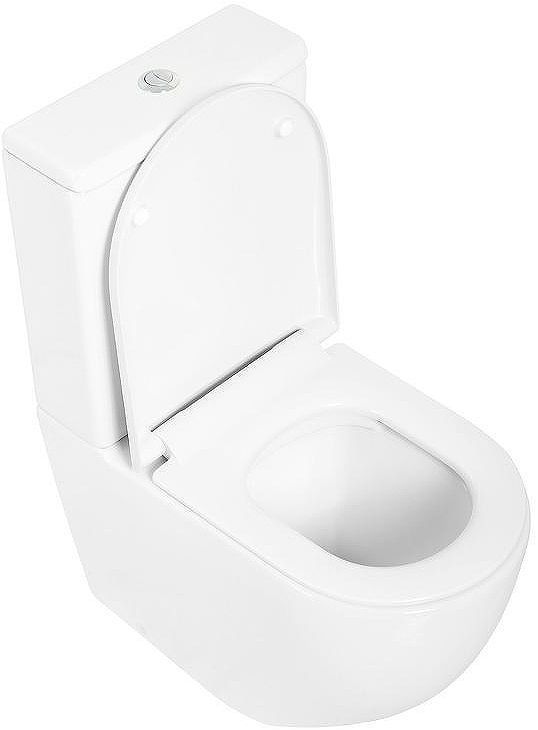 Унитаз компакт Cezares Stylus CZR-152-CPR без бачка и сиденья Унитаз компакт Cezares Stylus CZR-152-CPR без бачка и сиденья