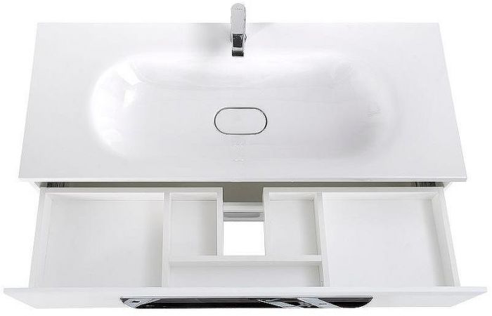 Тумба под раковину Cezares Eco 120 ECO-1200-2C-SO-BL подвесная Bianco Lucido