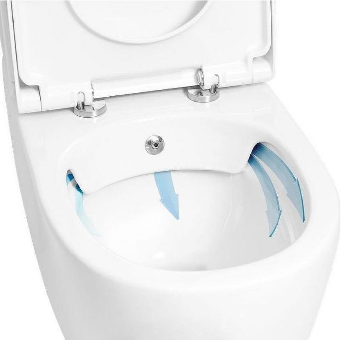 Унитаз биде Creavit Mare MA361-00CB00E-0000 Белый без бачка и сиденья