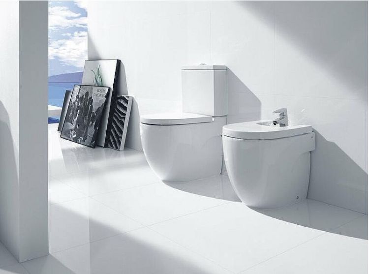 Унитаз компакт Roca Meridian 342248000 без бачка и сиденья