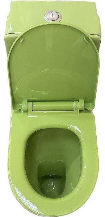 Унитаз моноблок Laguraty 101G детский Зеленый с сиденьем Микролифт Унитаз моноблок Laguraty 101G детский Зеленый с сиденьем Микролифт
