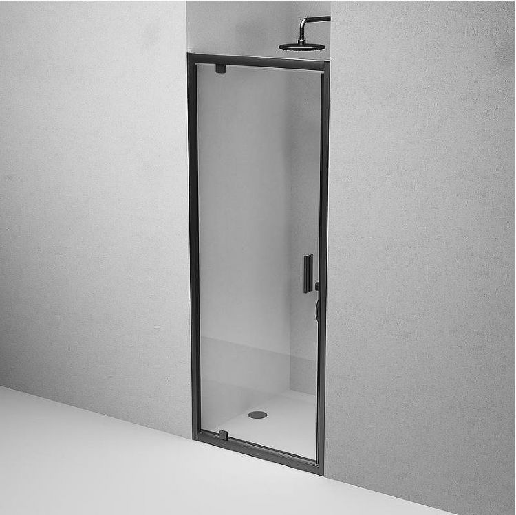 Душевая дверь AM.PM Gem 80 W90G-80-1P-BT профиль Черный матовый стекло прозрачное