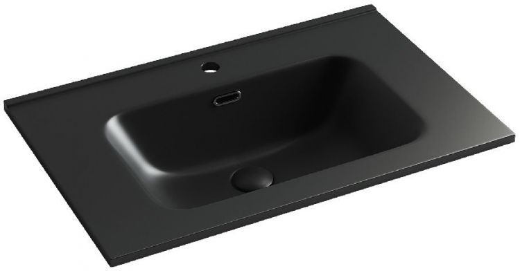 Раковина накладная SANCOS Element, черный матовый 710х465х180мм, CN7007MB