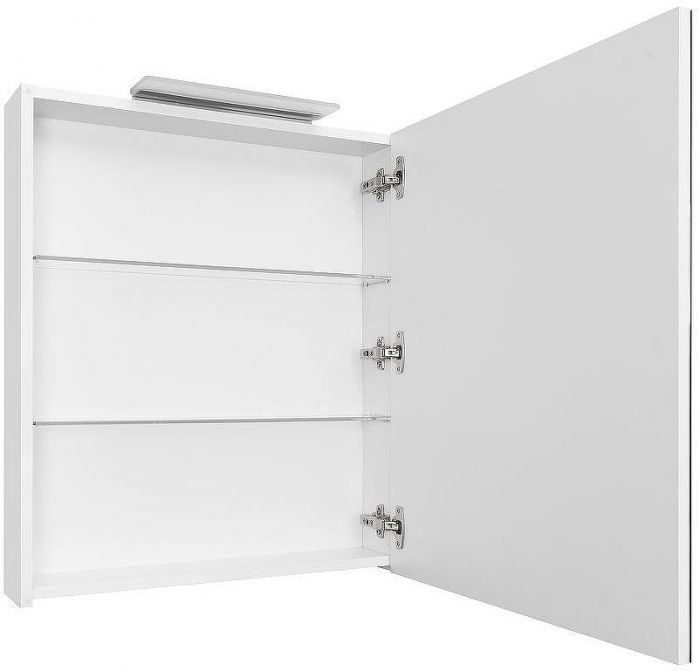 Зеркальный шкаф Roca Oleta 60 R A857646806 с подсветкой Белый глянец