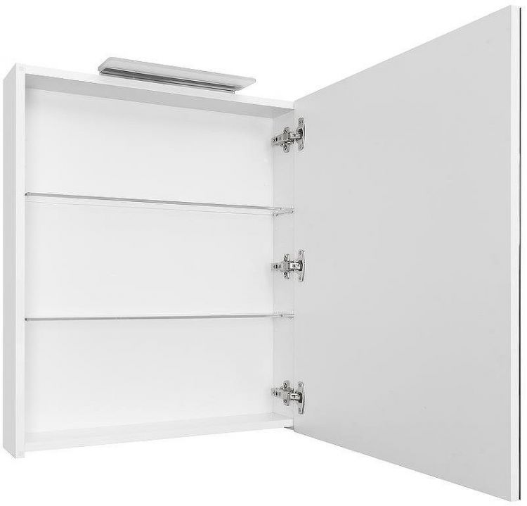 Зеркальный шкаф Roca Oleta 60 R A857646806 с подсветкой Белый глянец