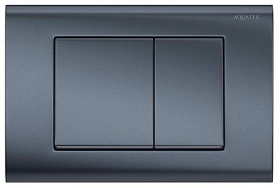 Клавиша смыва Aquatek PNS-0000004 цвет Оружейная сталь матовая