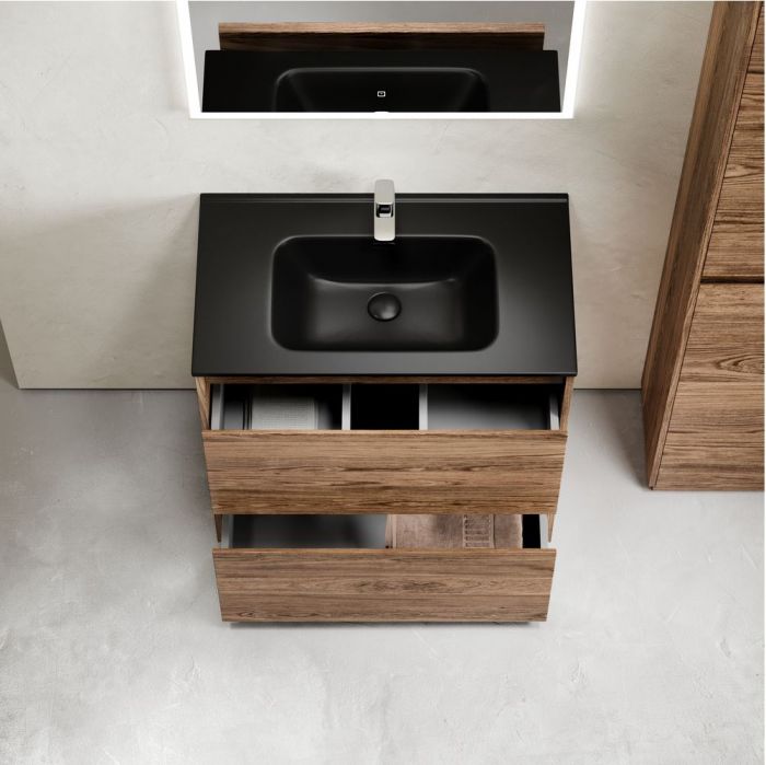 Тумба напольная под раковину SANCOS Libra Floor, дуб чарльстон 690х450х840 мм, LB70FECH