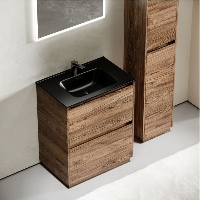 Тумба напольная под раковину SANCOS Libra Floor, дуб чарльстон 690х450х840 мм, LB70FECH