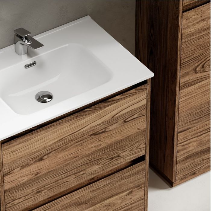 Тумба напольная под раковину SANCOS Libra Floor, дуб чарльстон 690х450х840 мм, LB70FECH