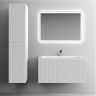 Тумба подвесная SANCOS Snob T, Bianco 995х445х500, под столешницу с отверстием под смеситель, цвет Kreman, SNT100W