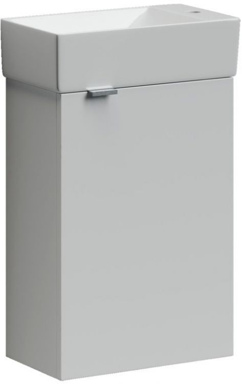 Тумба подвесная SANCOS под раковину Mini, правая, белый глянец 355х205х500, MN35WR