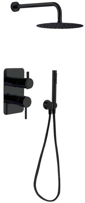 Душевая система Ramonsoler Odisea K3915121NM Черная матовая