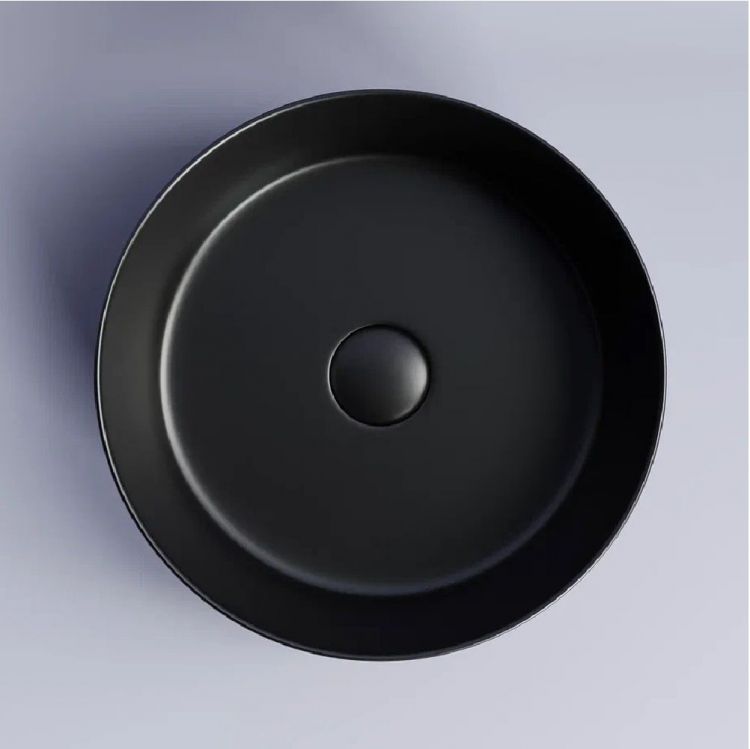 Умывальник чаша SANCOS Element накладная круглая 358x358x137мм, CN6032MB