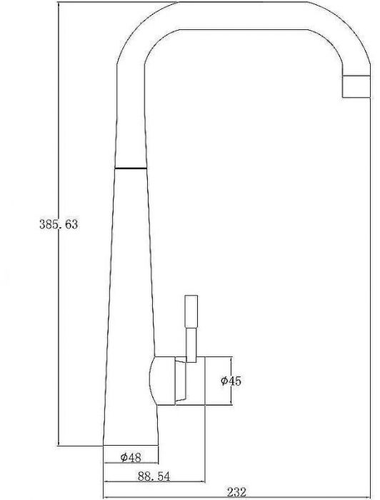 Смеситель для кухни ZorG Steel Hammer SH 5183 INOX Нержавеющая сталь