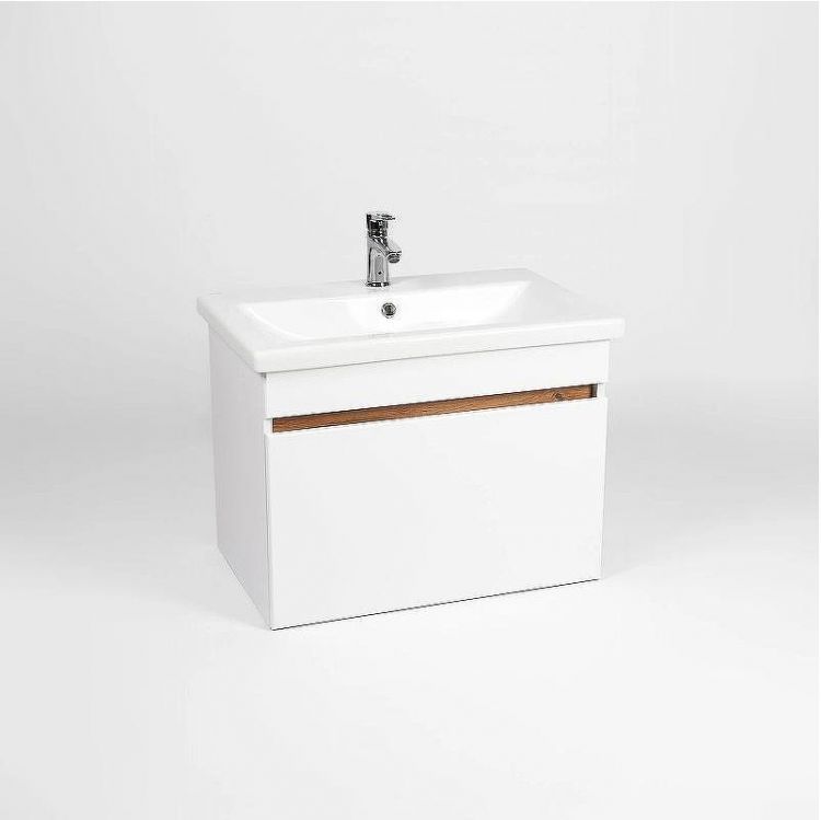 Тумба под раковину VIANT Мальта 80 VMAL80CO-T1YP подвесная Белая Дуб Вотан Тумба под раковину VIANT Мальта 80 VMAL80CO-T1YP подвесная Белая Дуб Вотан