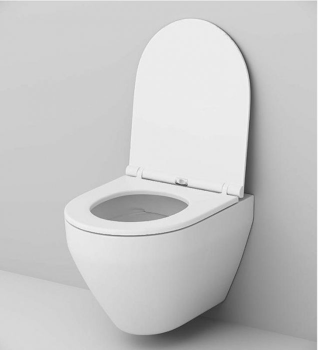 Комплект унитаза AM.PM Spirit FlashClean C701700WH+C707857WH с инсталляцией Tece Profil 9400412 с сиденьем Микролифт и клавишей смыва Хром глянцевый