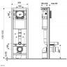 Инсталляция KK POL UNI ZSP/M370/0/K для унитаза без клавиши смыва