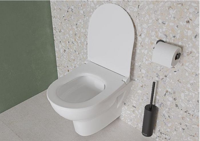 Комплект унитаза с инсталляцией Vitra Zentrum L-box 9012B003-7206 с сиденьем Микролифт и клавишей смыва Хром глянцевый