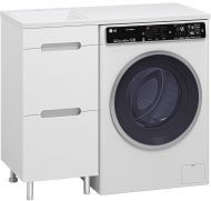 Тумба с раковиной Misty Байкал 100 L УТ000014749 Белая