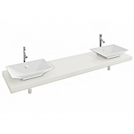 Столешница для раковины Jacob Delafon Parallel EB55-2000-N18белый блестящий Столешница для раковины Jacob Delafon Parallel EB55-2000-N18белый блестящий