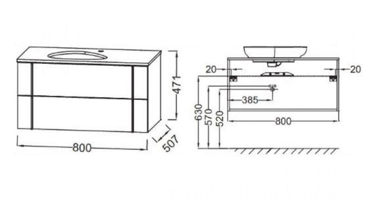 Тумба под раковину 100 см Jacob Delafon Nouvelle Vague EB3040-NR2 коричневая кожа Тумба под раковину 100 см Jacob Delafon Nouvelle Vague EB3040-NR2 коричневая кожа