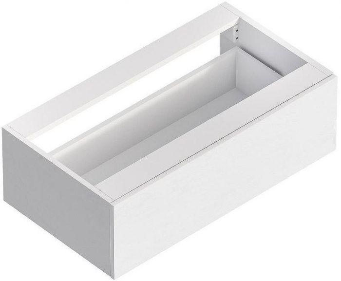 Тумба Cezares Cadro 70 CADRO-70-1C-SO-BG-BLUM подвесная Bianco Ghiaccio