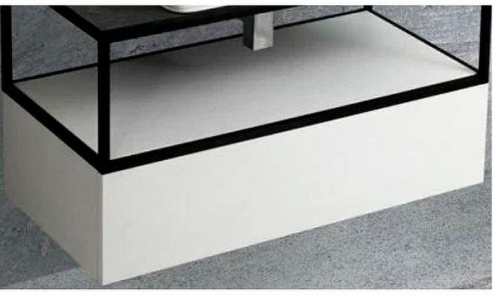 Тумба Cezares Cadro 70 CADRO-70-1C-SO-BG-BLUM подвесная Bianco Ghiaccio